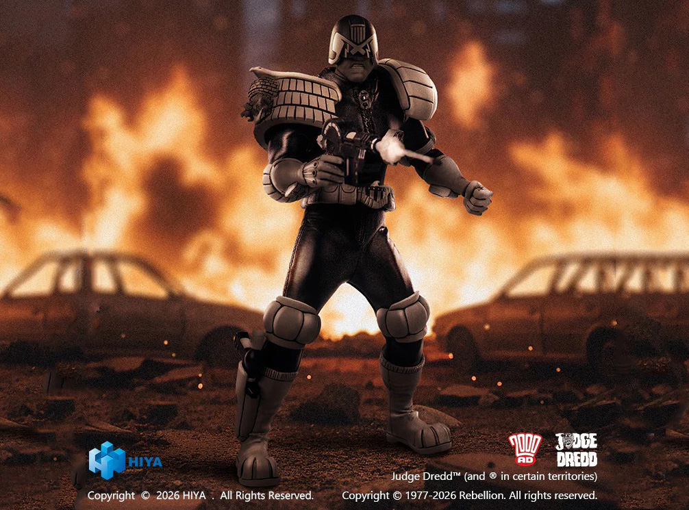 HIYA ESJ0163 E.S.S. 『Judge Dredd』ジャッジ・ドレッド モノクロ Ver.